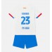 Barcelona Jules Kounde #23 Babykleding Uitshirt Kinderen 2023-24 Korte Mouwen (+ korte broeken)